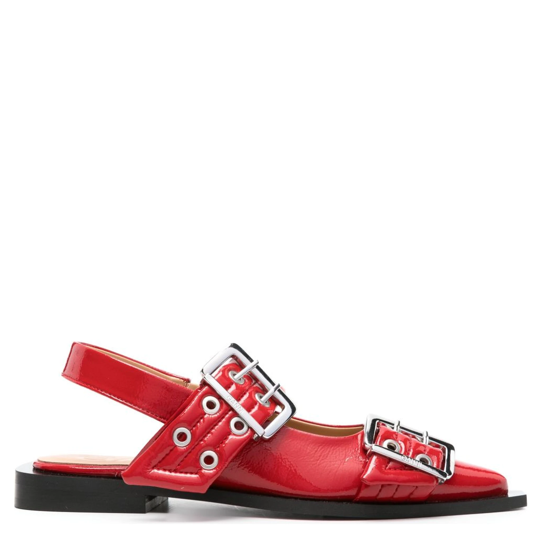 GANNI Flat shoes Red