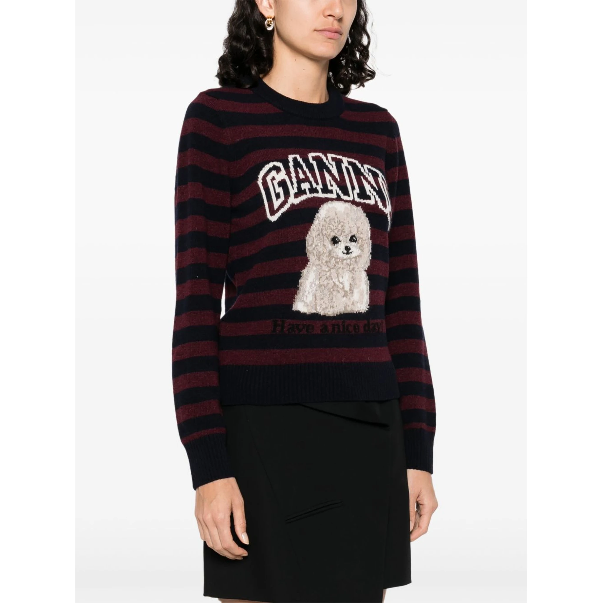 GANNI Sweaters Black