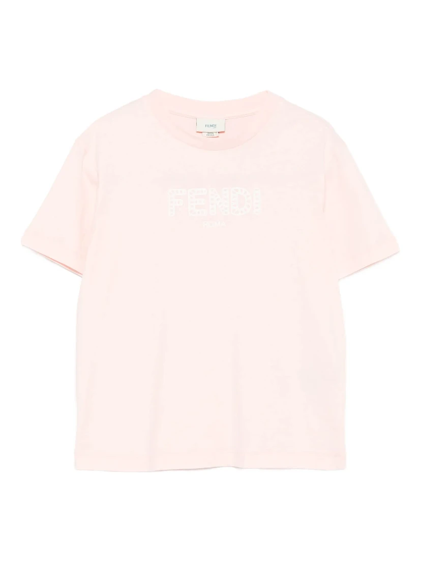 FENDI KIDS T-shirts and Polos Pink