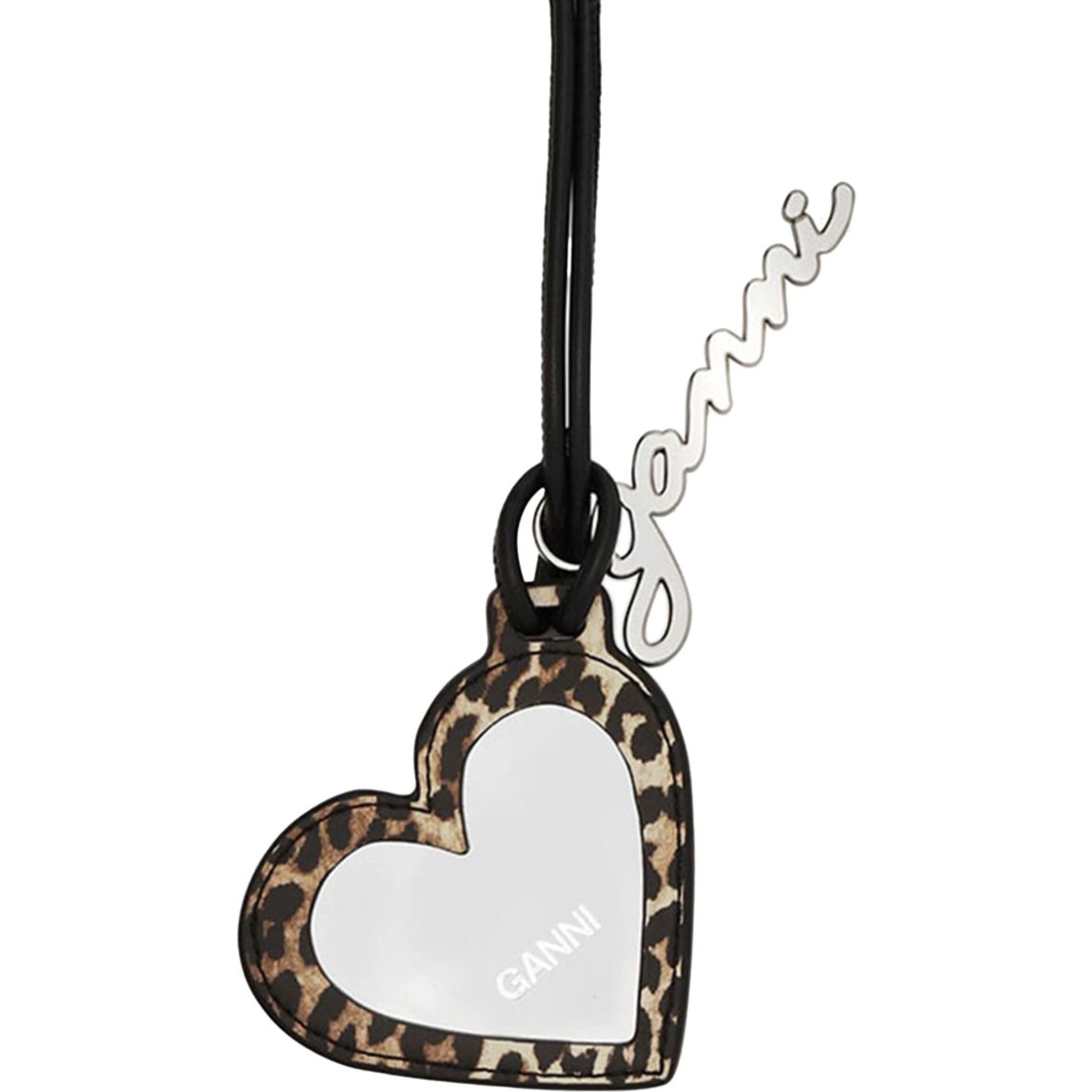 GANNI Keychains Black