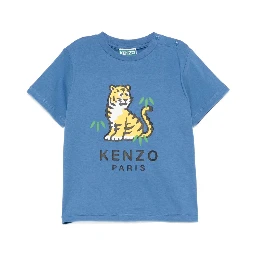 Kenzo Kids T-shirts and Polos Blue