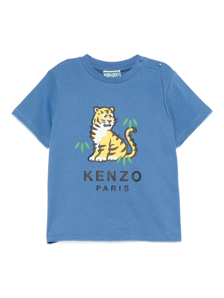 Kenzo Kids T-shirts and Polos Blue