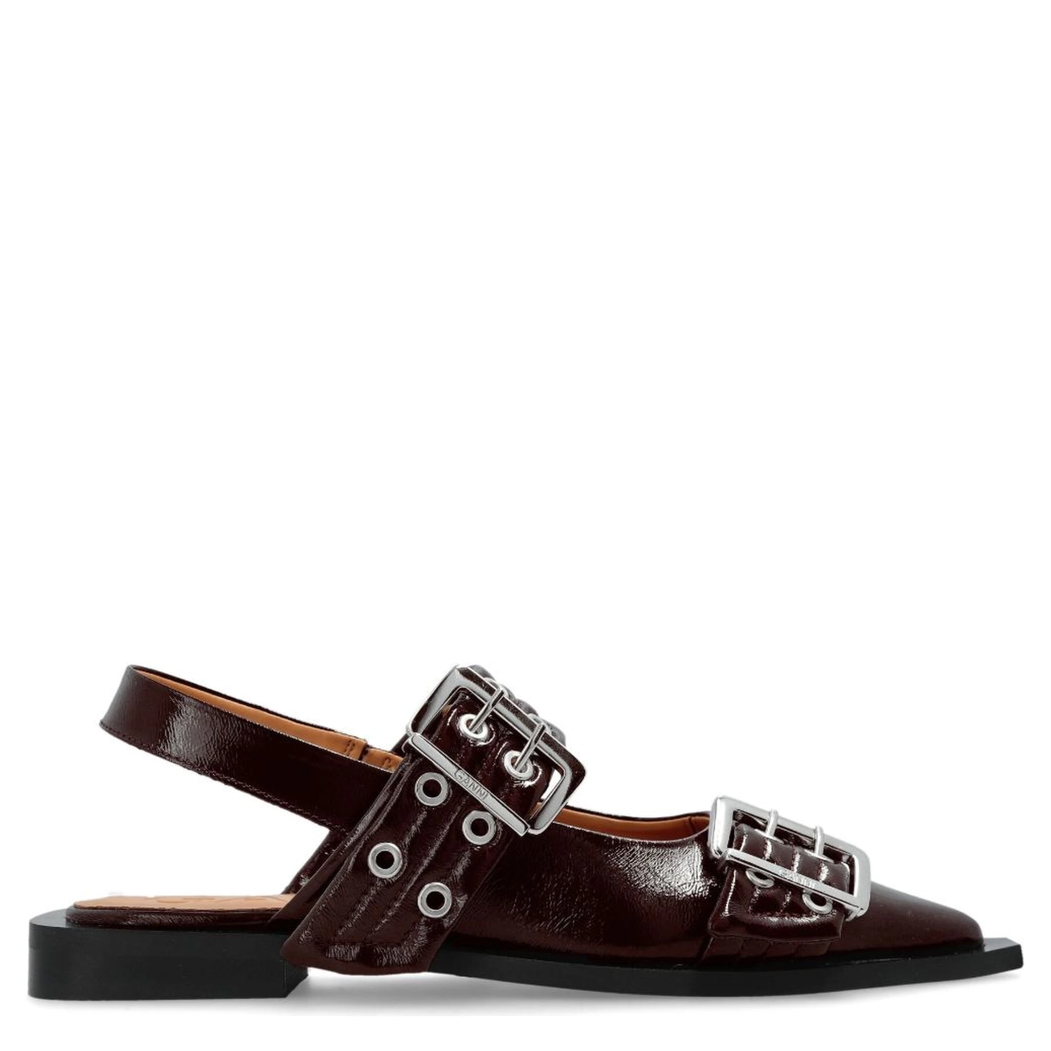 GANNI Flat shoes Red