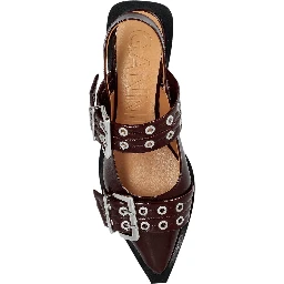 GANNI Flat shoes Red