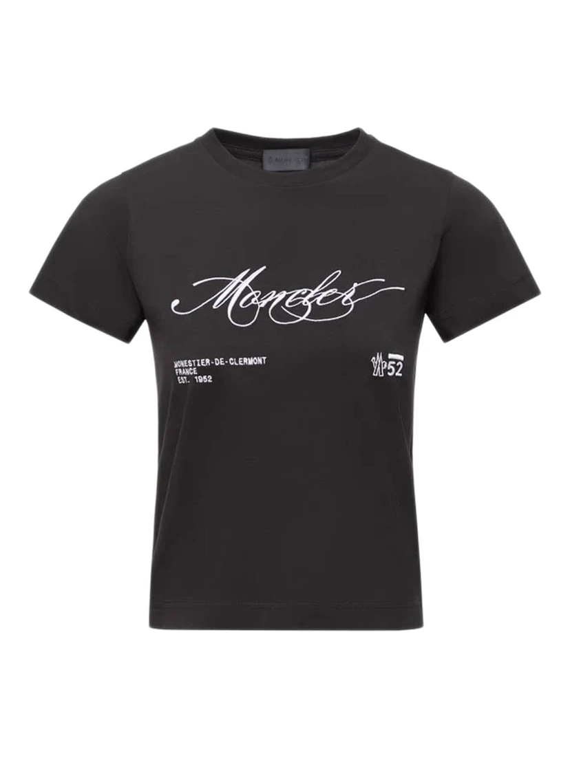 Moncler T-shirts and Polos Black