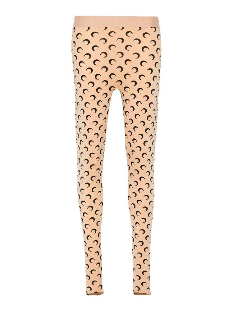 MARINE SERRE Trousers Beige