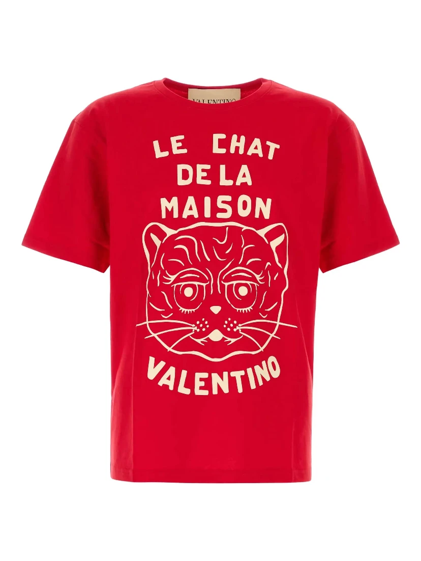 Valentino Garavani T-shirts and Polos Red