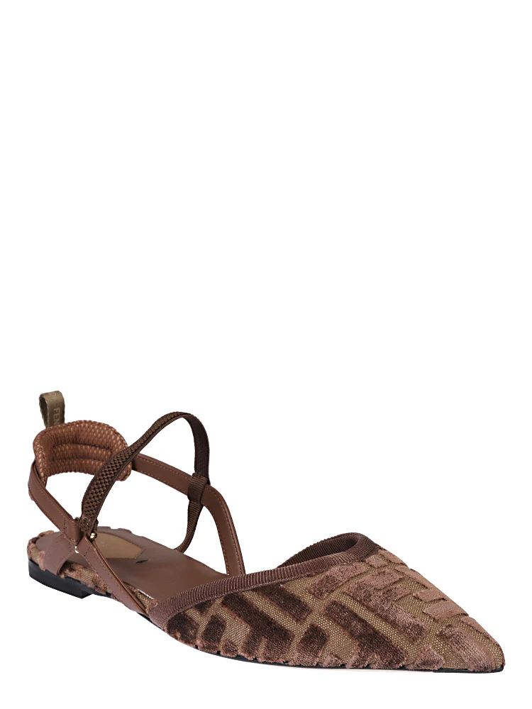 Fendi Flat shoes Brown alternative