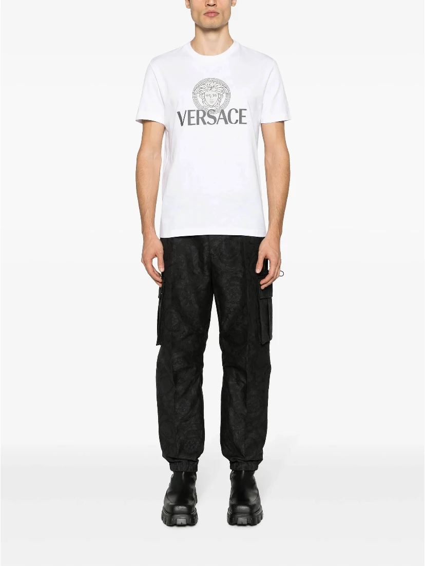 Versace T-shirts and Polos White