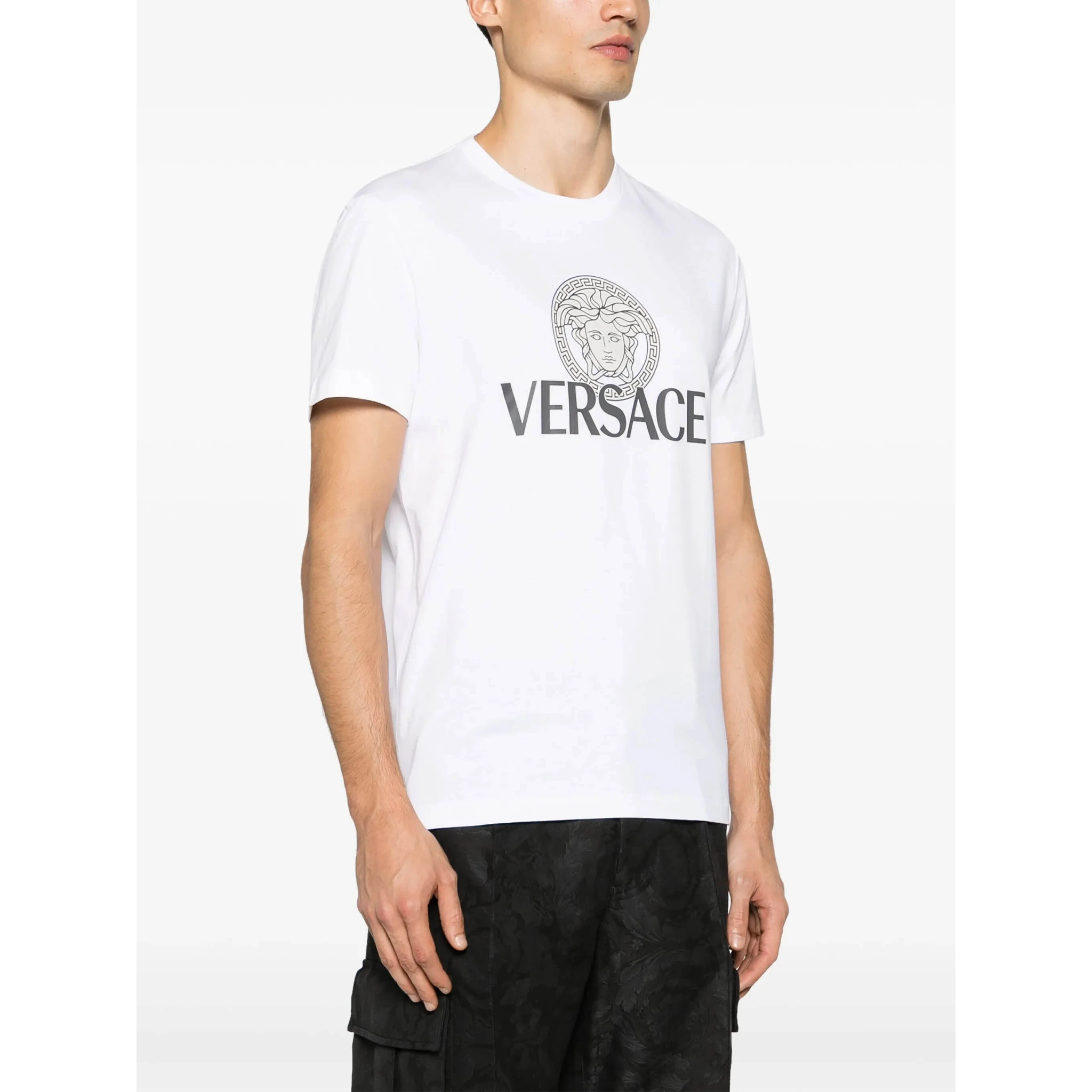 Versace T-shirts and Polos White