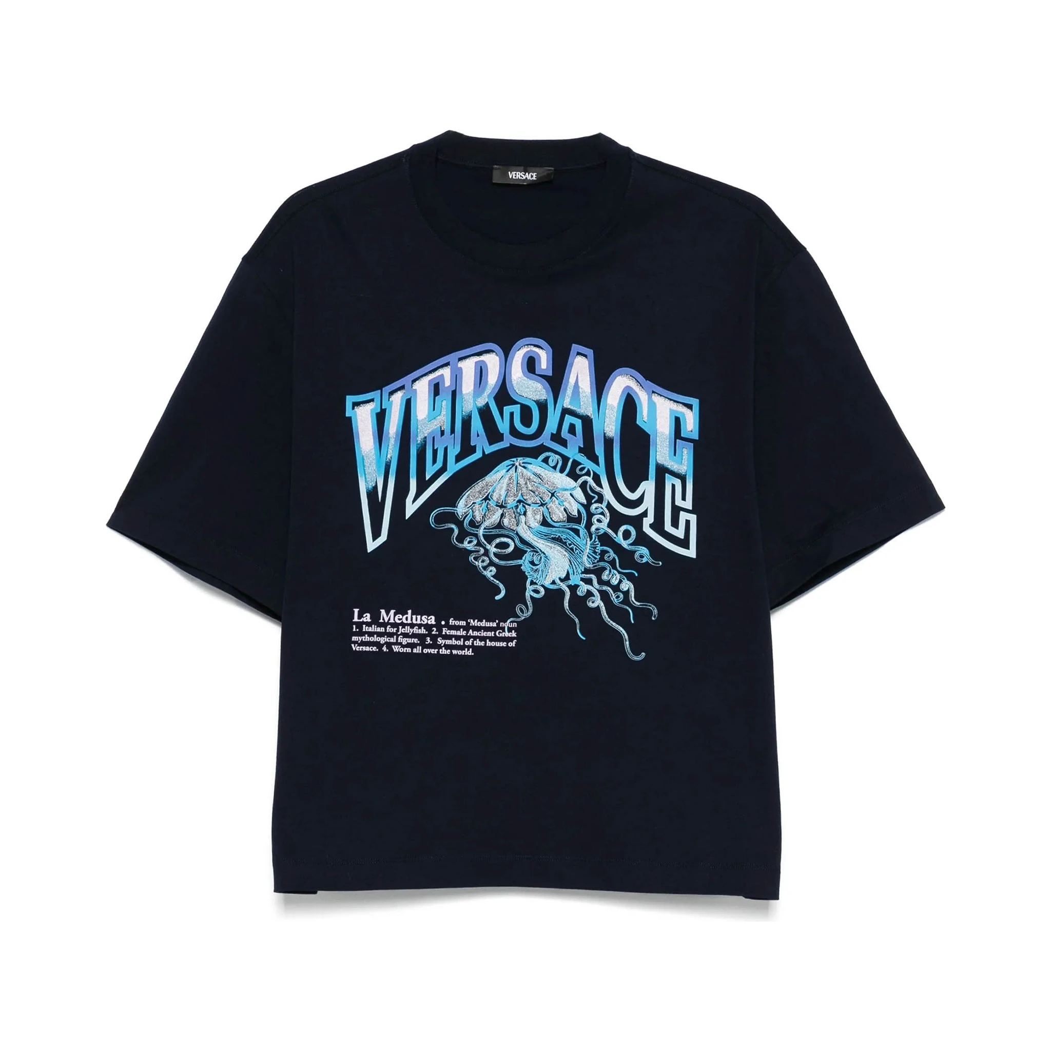 Versace T-shirts and Polos Blue