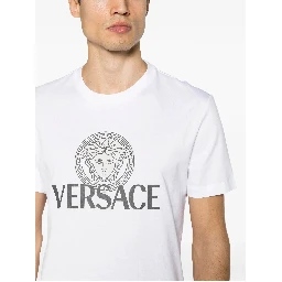 Versace T-shirts and Polos White