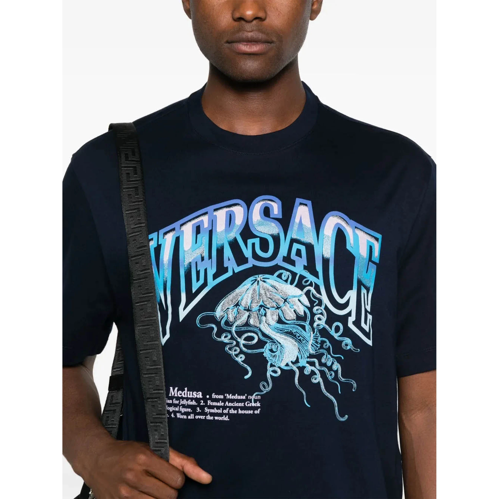 Versace T-shirts and Polos Blue