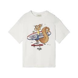 FENDI KIDS T-shirts and Polos White