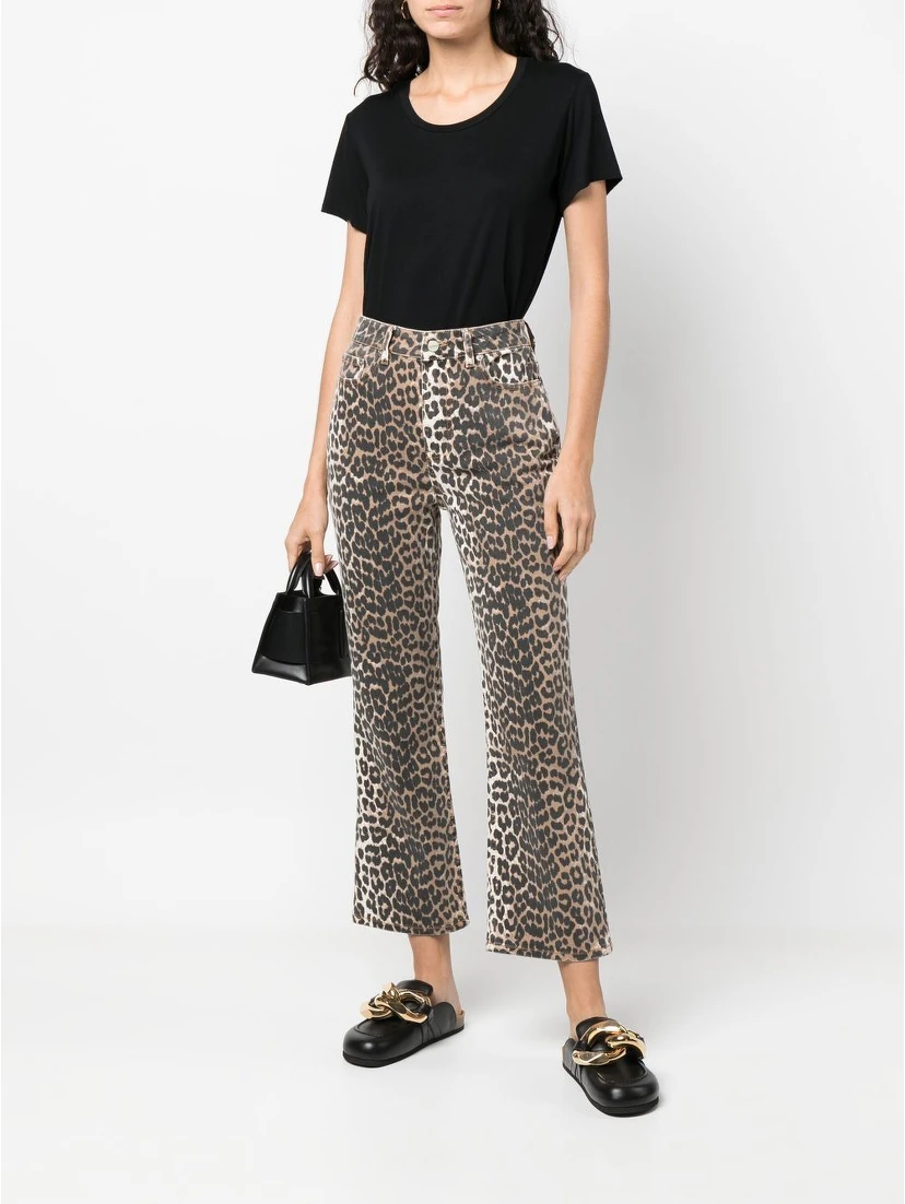 GANNI Jeans Brown
