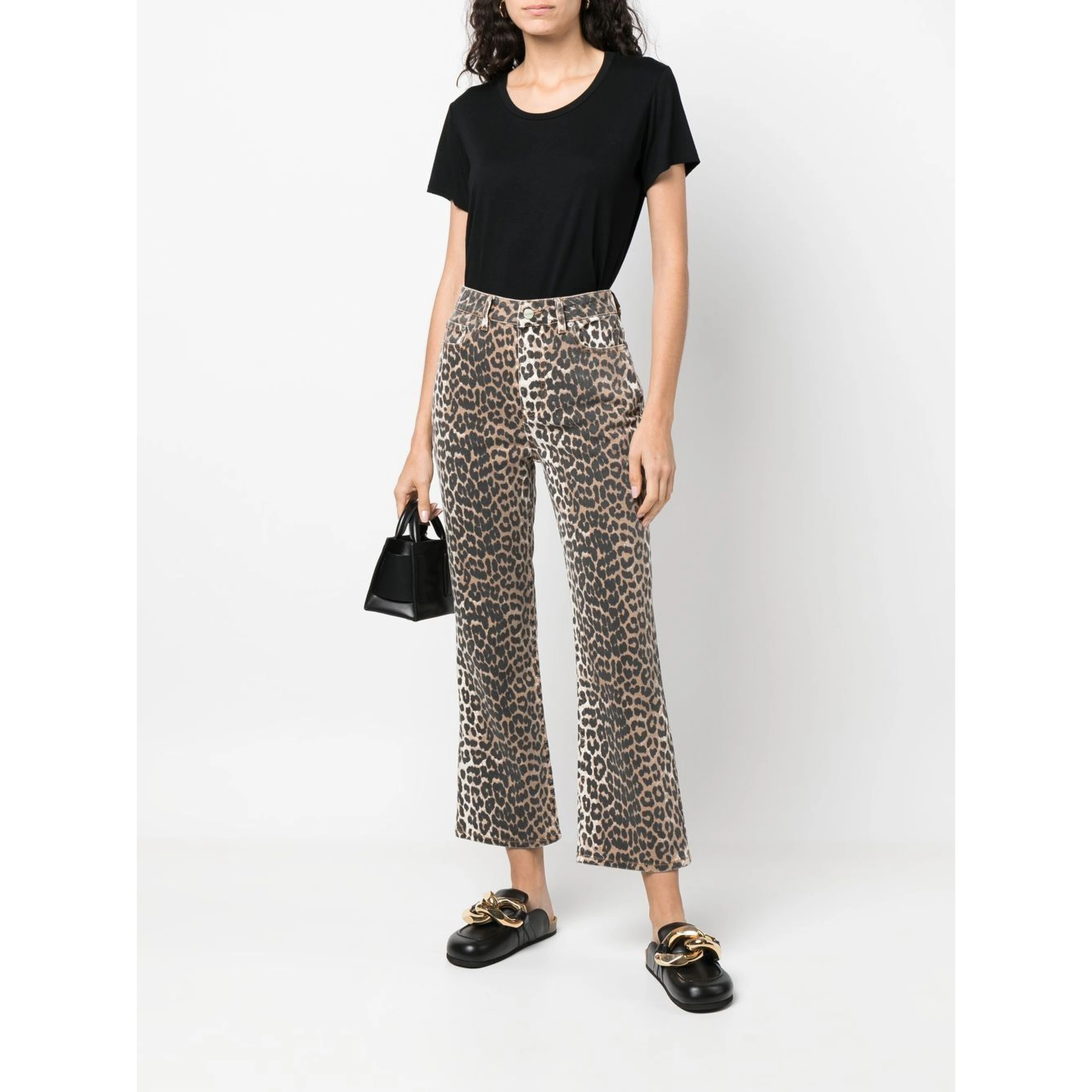GANNI Jeans Brown