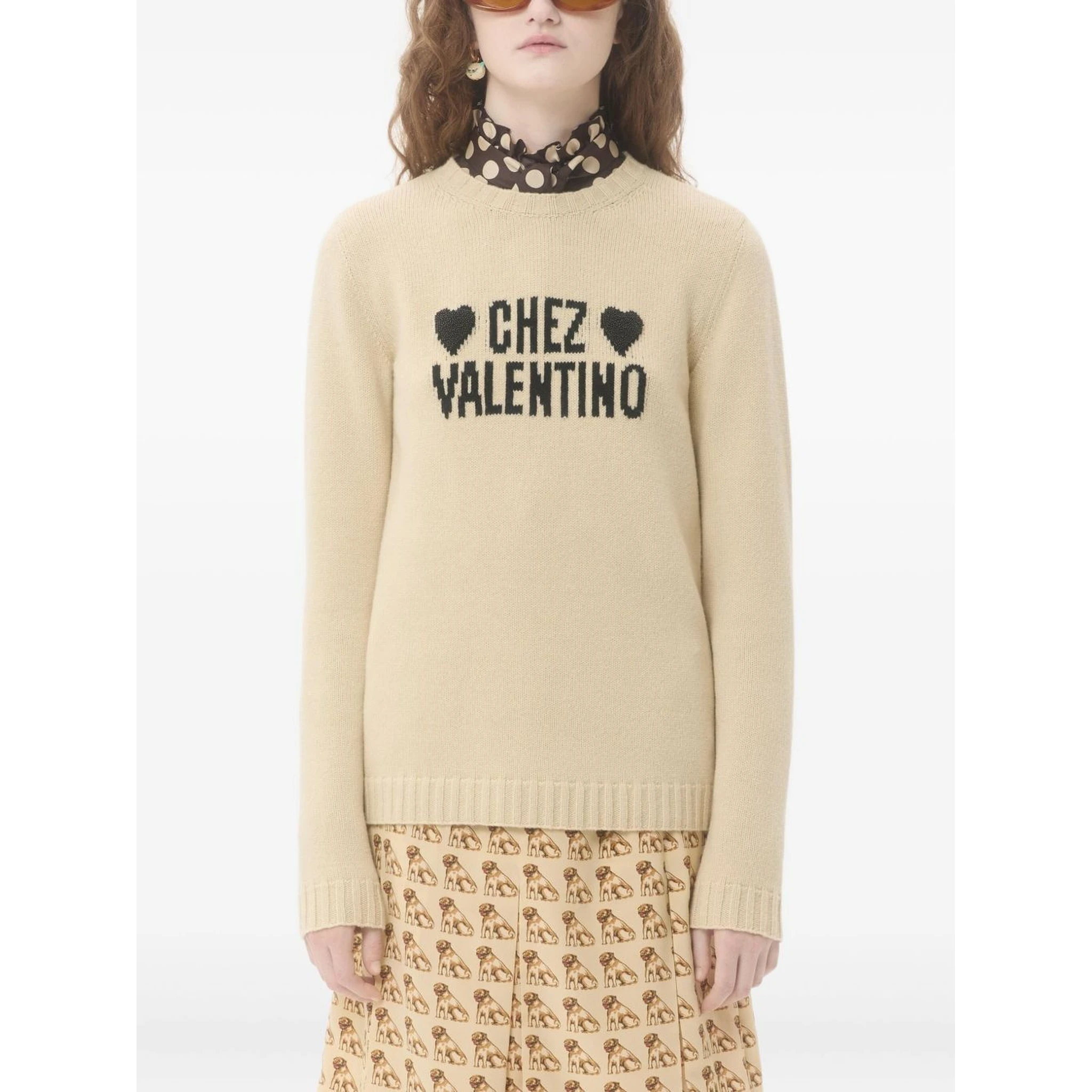 Valentino Garavani Sweaters Beige