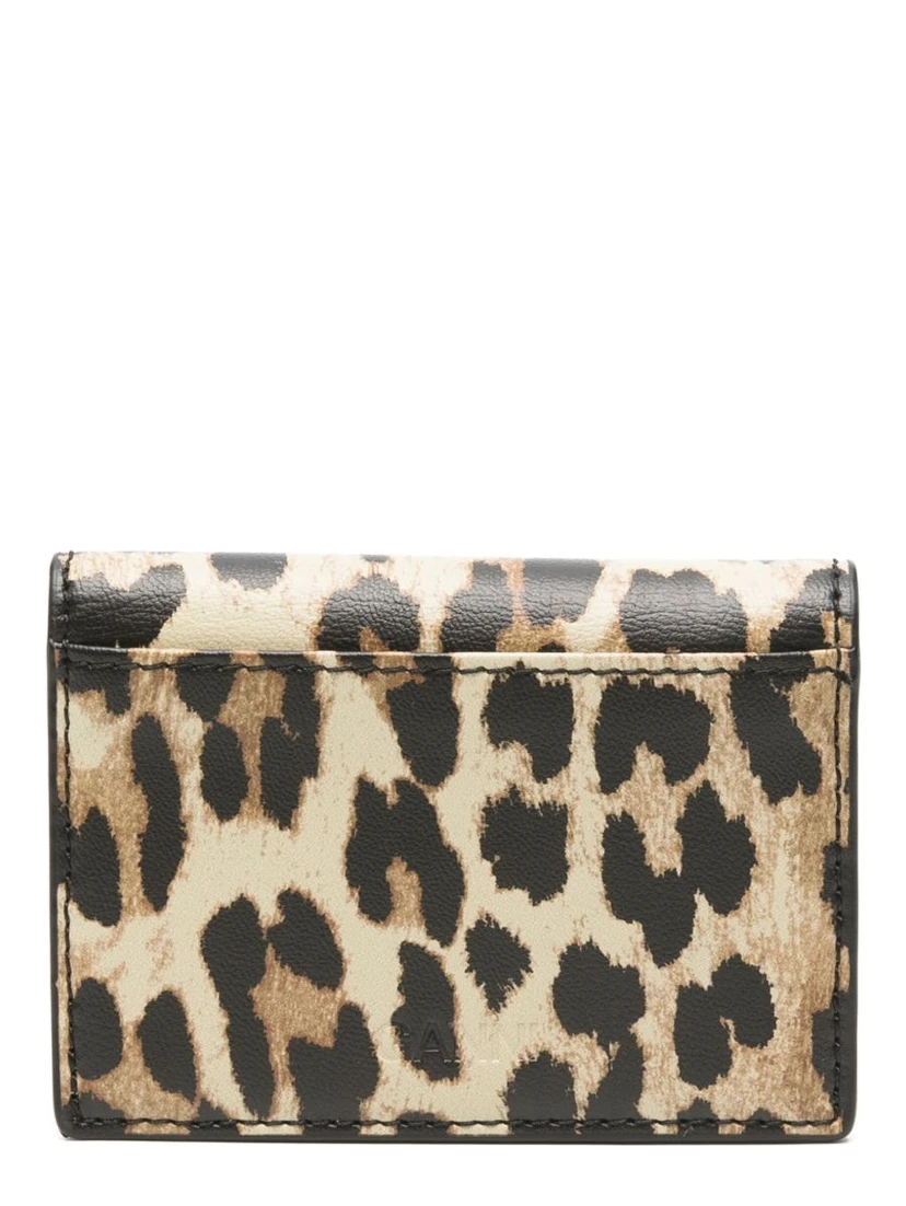 GANNI Wallets Beige