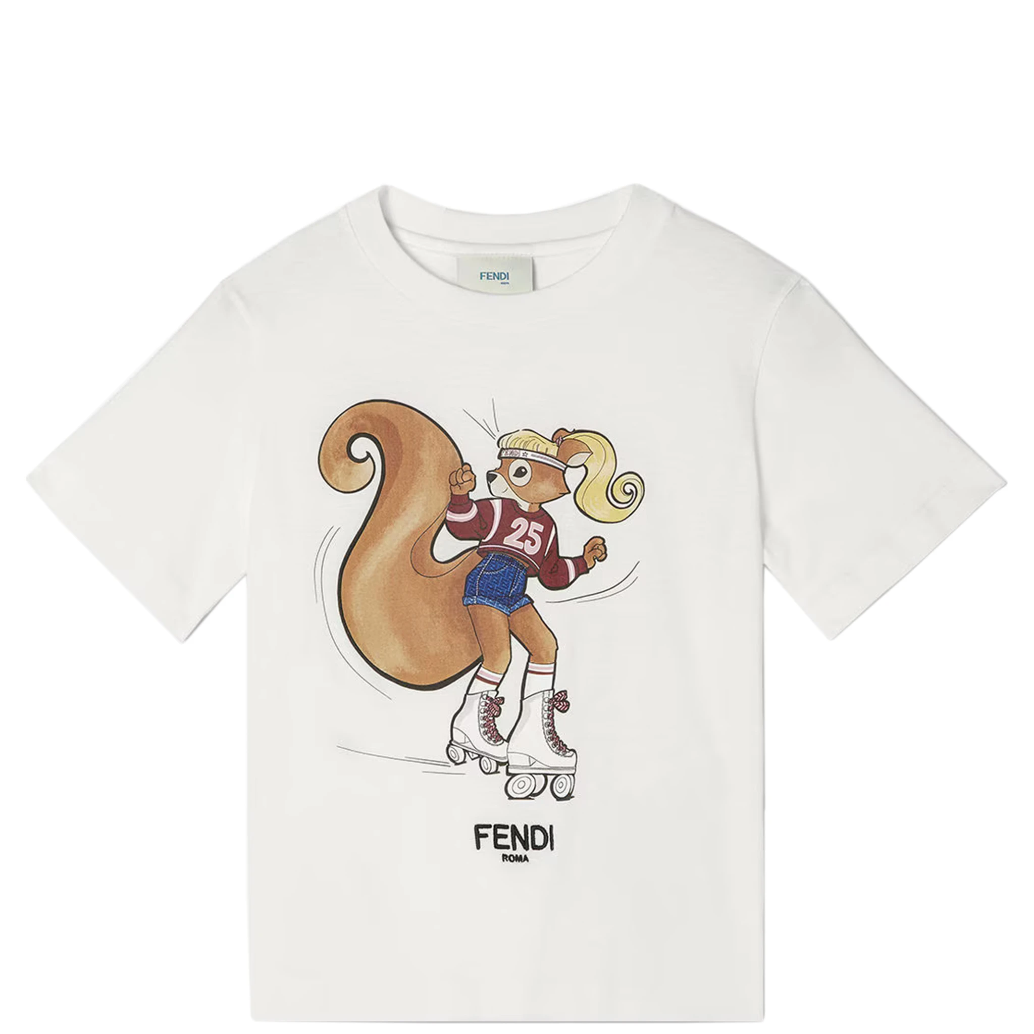 FENDI KIDS T-shirts and Polos White