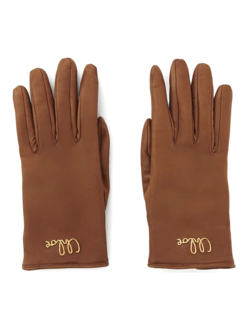 Chloè Gloves Brown