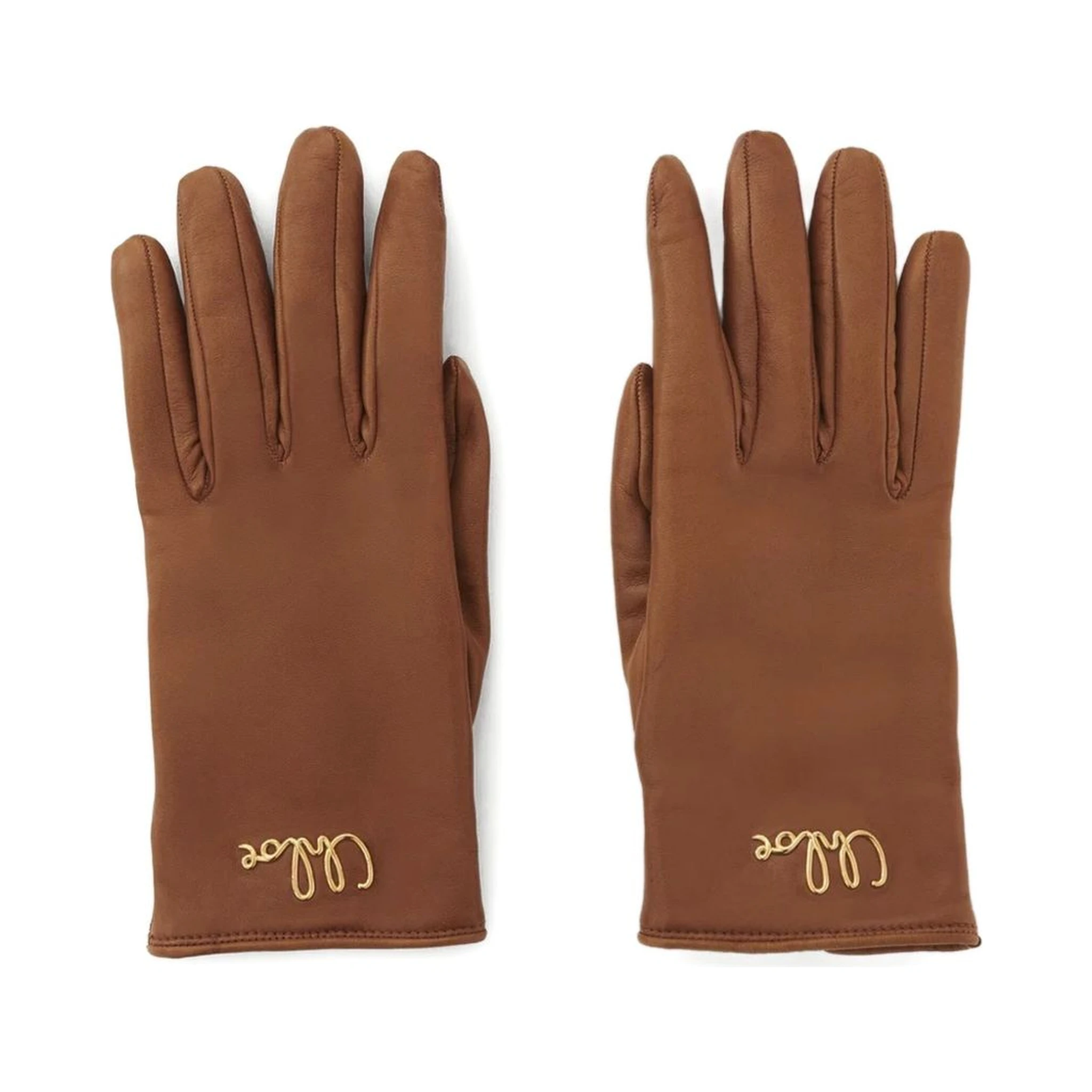Chloè Gloves Brown