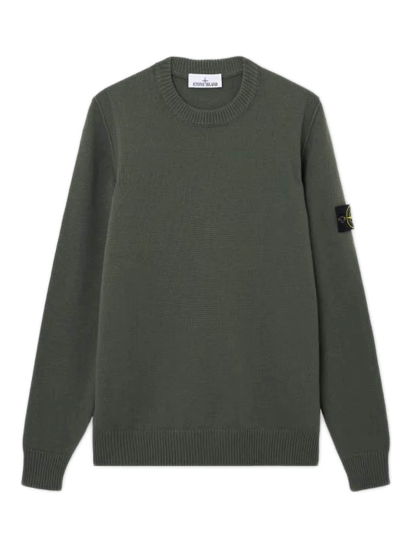 Stone Island Sweaters Green