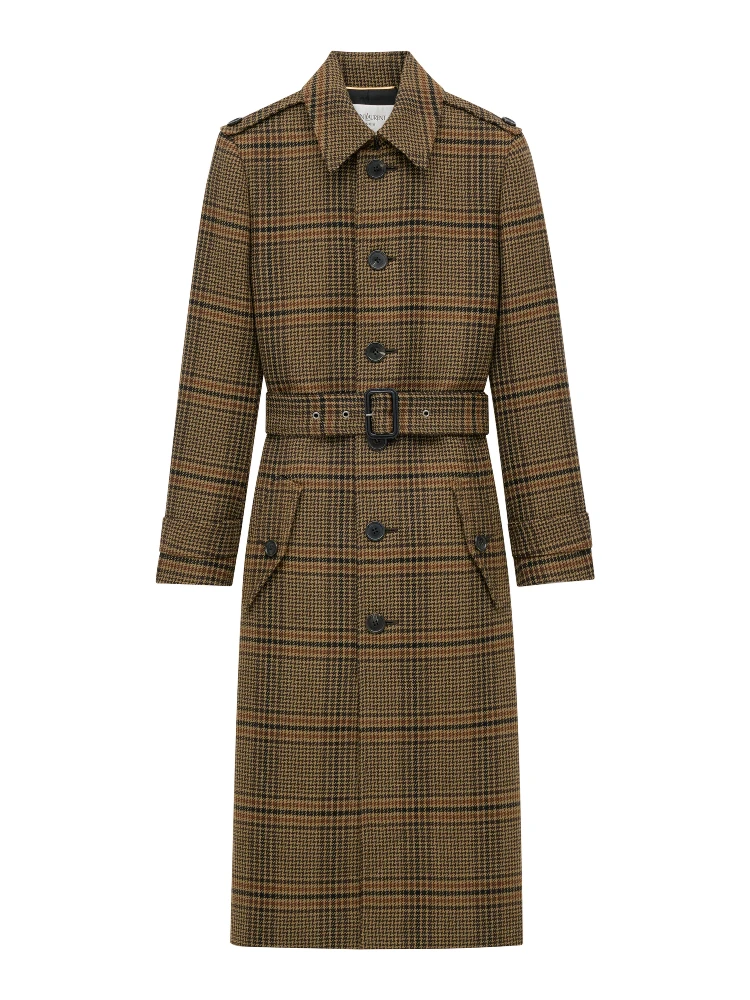 Saint Laurent  Coats Beige