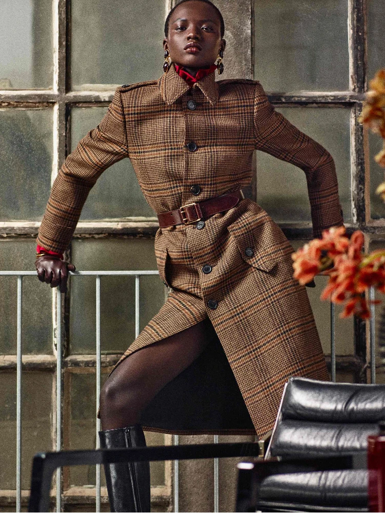 Saint Laurent  Coats Beige alternative