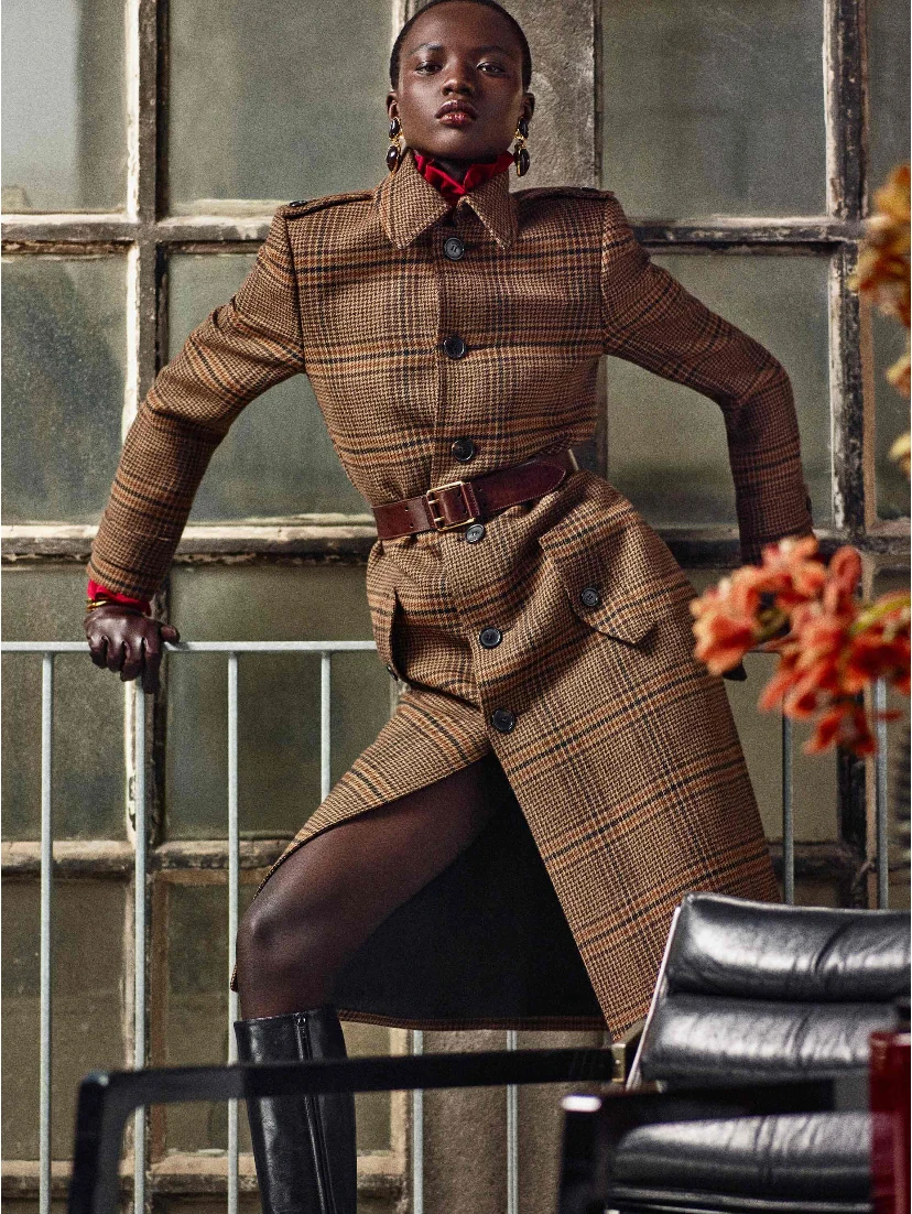 Saint Laurent  Coats Beige