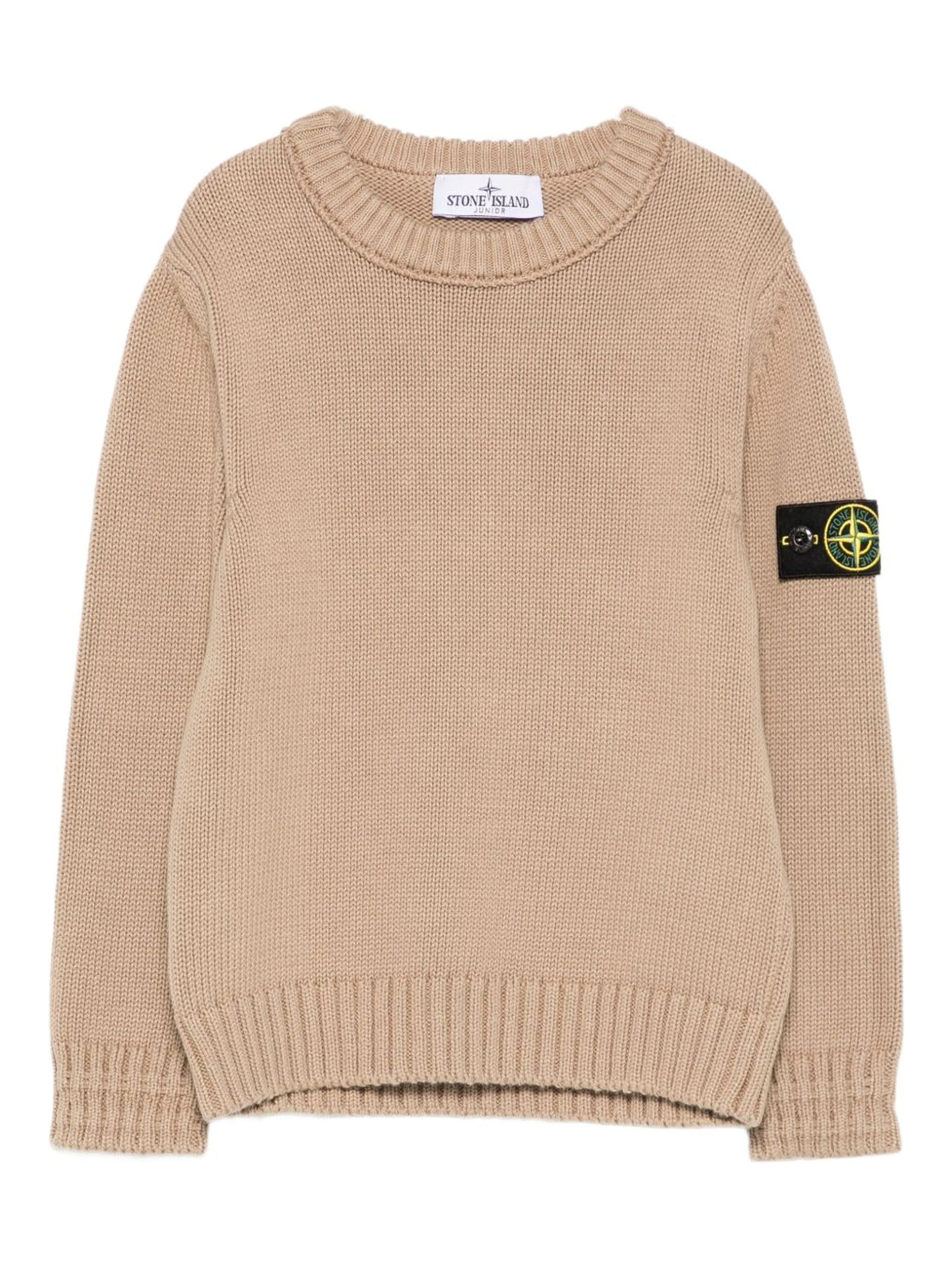 STONE ISLAND KIDS Sweaters Beige