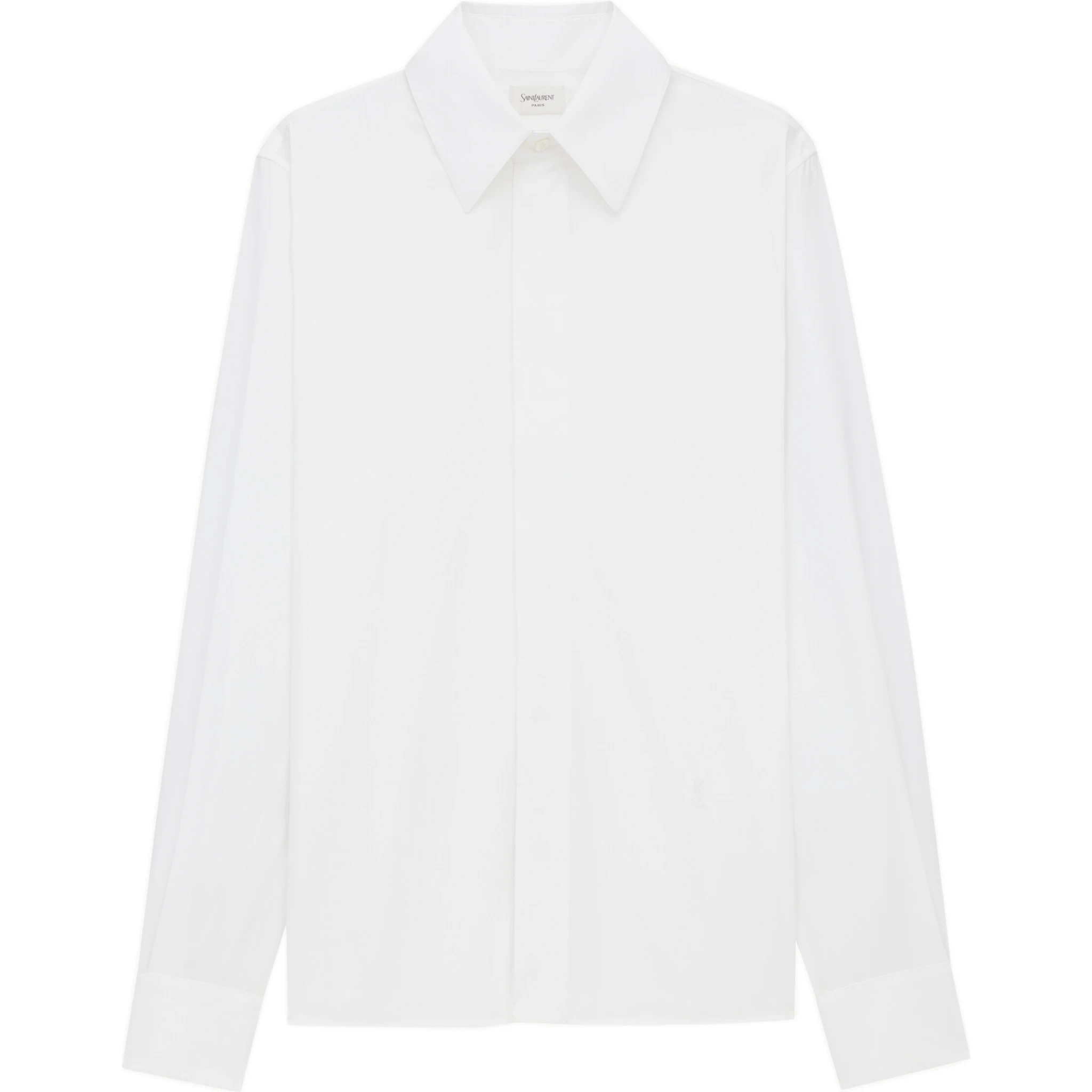 قمصان سان لوران بيضاء