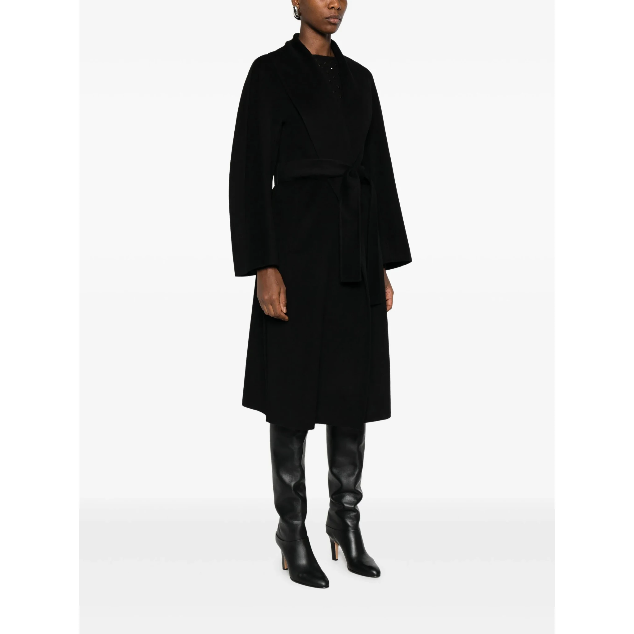 Max Mara Studio Coats Black