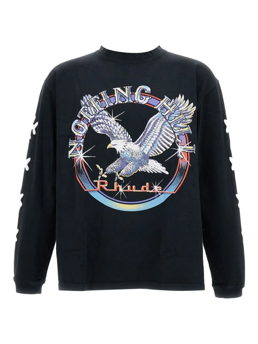 Rhude T-shirts and Polos Black