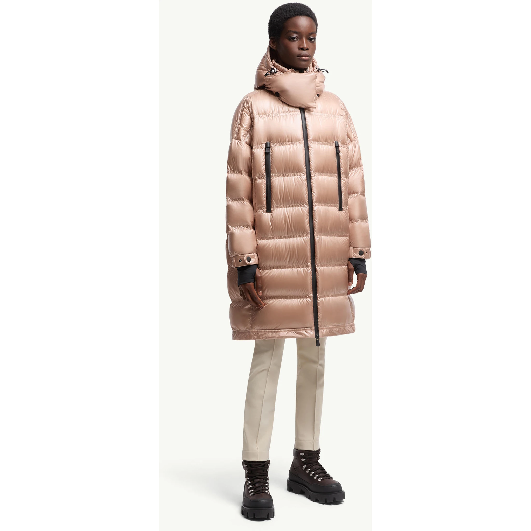Moncler Coats Pink