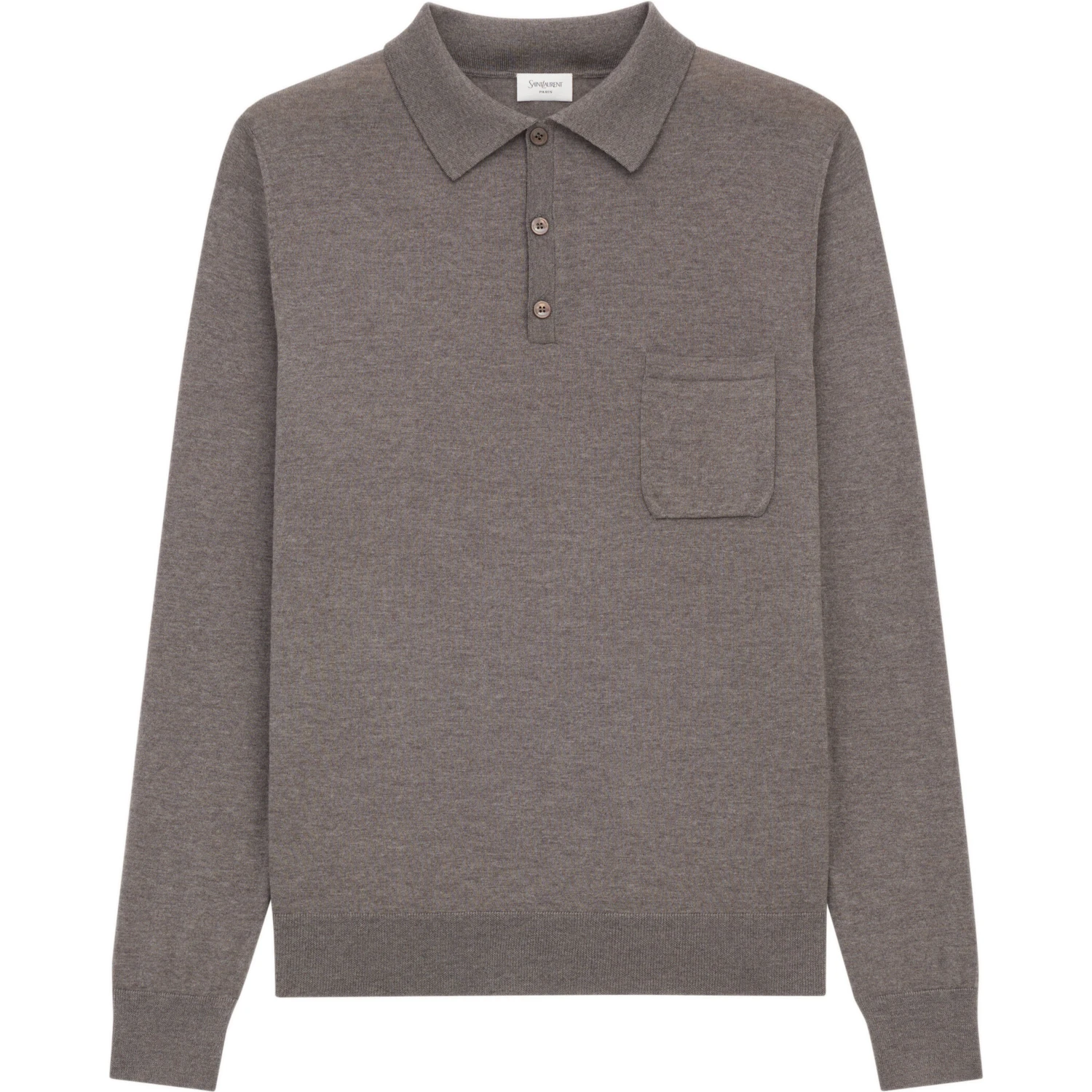 Saint Laurent  T-shirts and Polos Grey