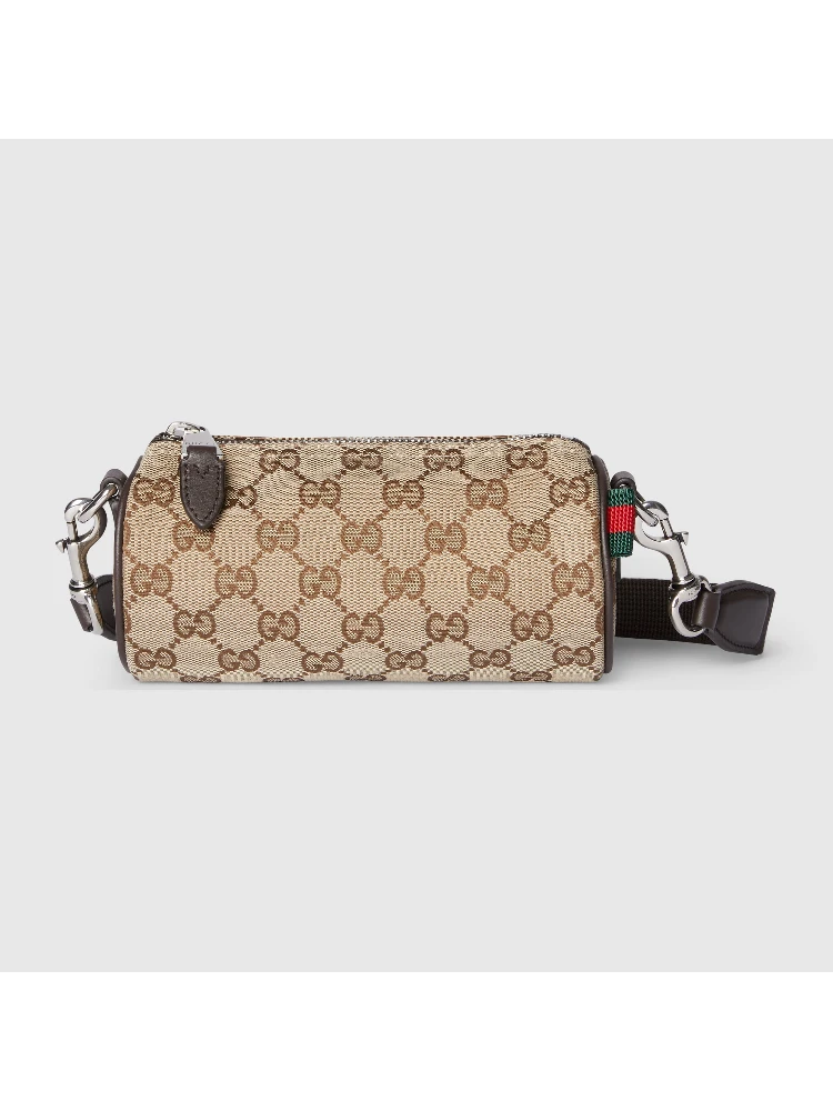 GG canvas mini cylinder bag