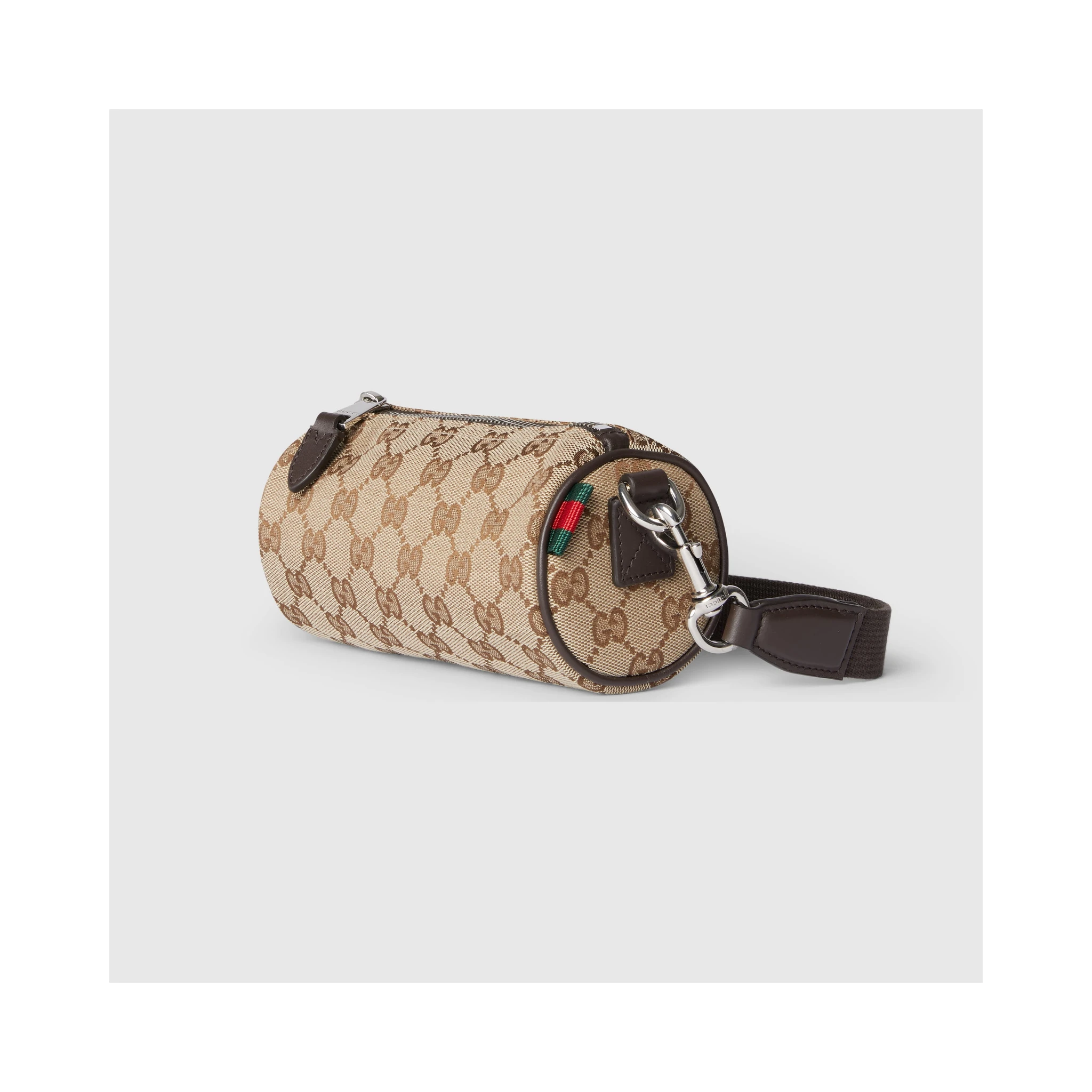 GG canvas mini cylinder bag