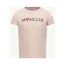 MONCLER KIDS T-shirts and Polos Pink