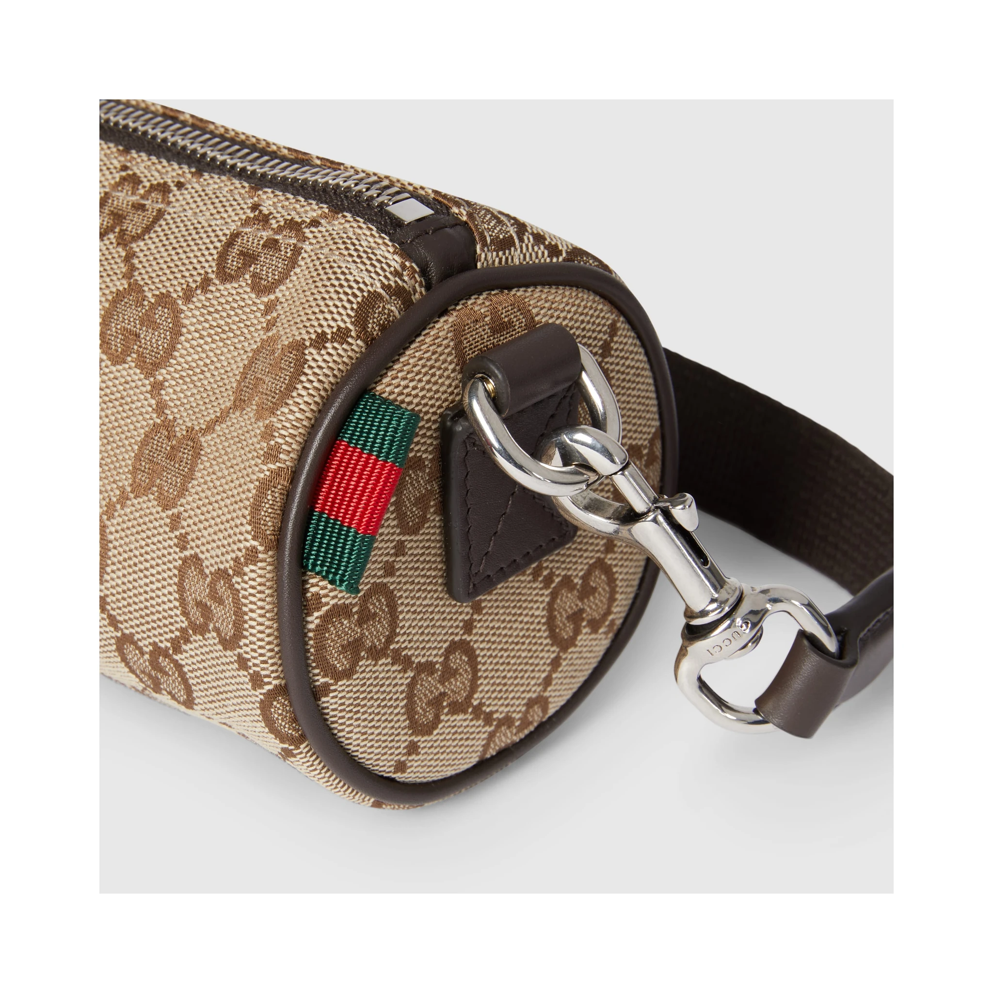 GG canvas mini cylinder bag