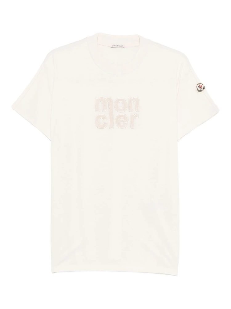 Moncler T-shirts and Polos White
