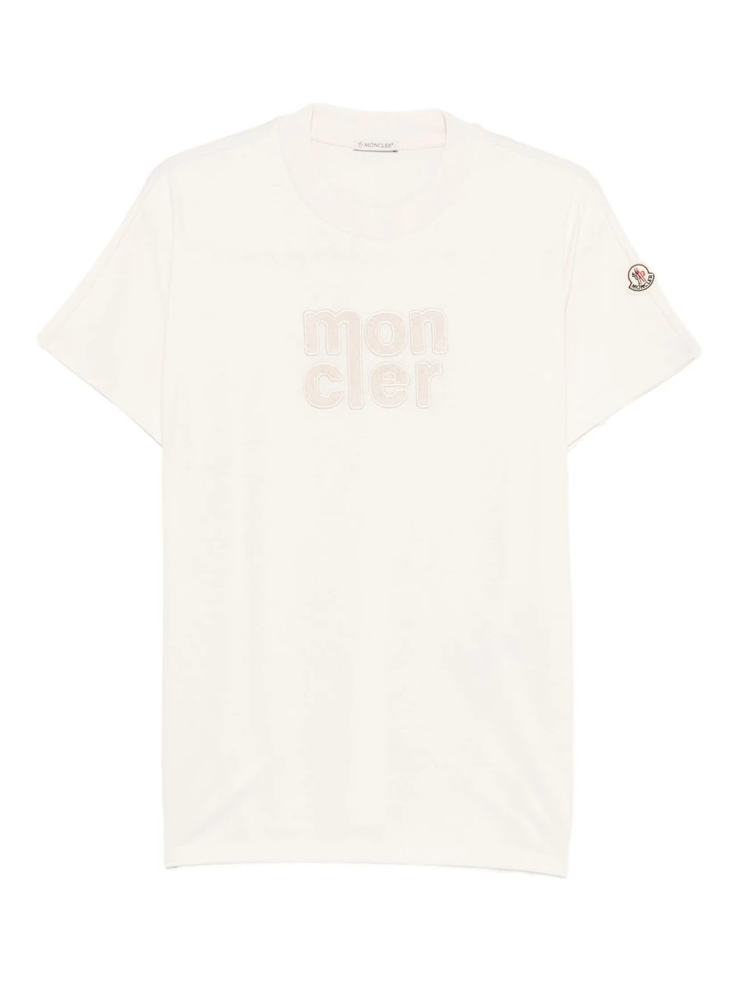 Moncler T-shirts and Polos White