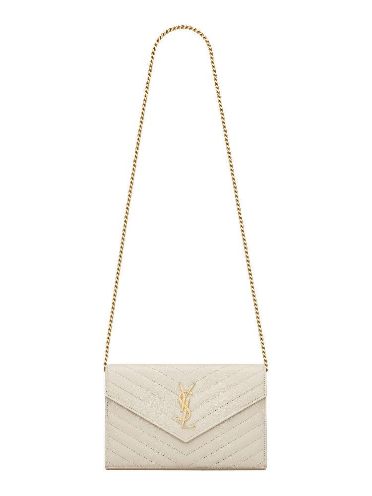 Cassandre matelassé envelope leather wallet