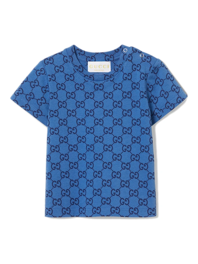GUCCI KIDS T-shirts and Polos Blue