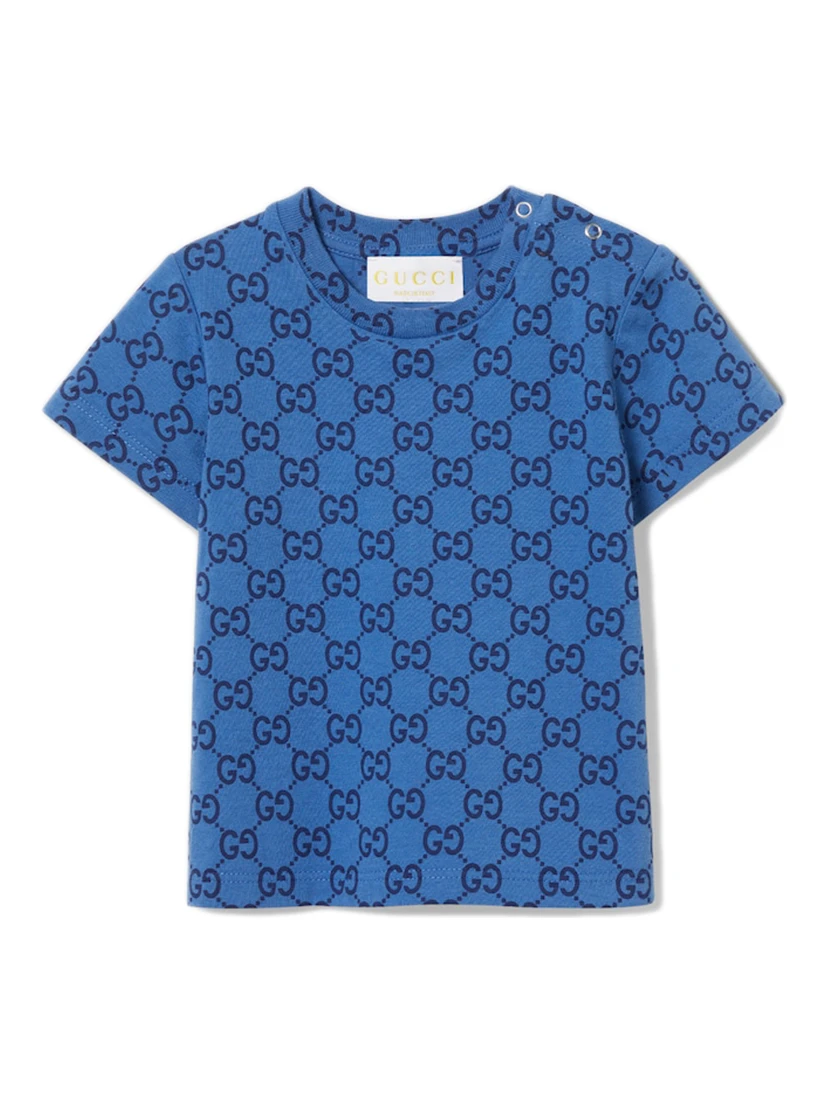GUCCI KIDS T-shirts and Polos Blue