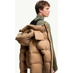 Moncler Coats Brown