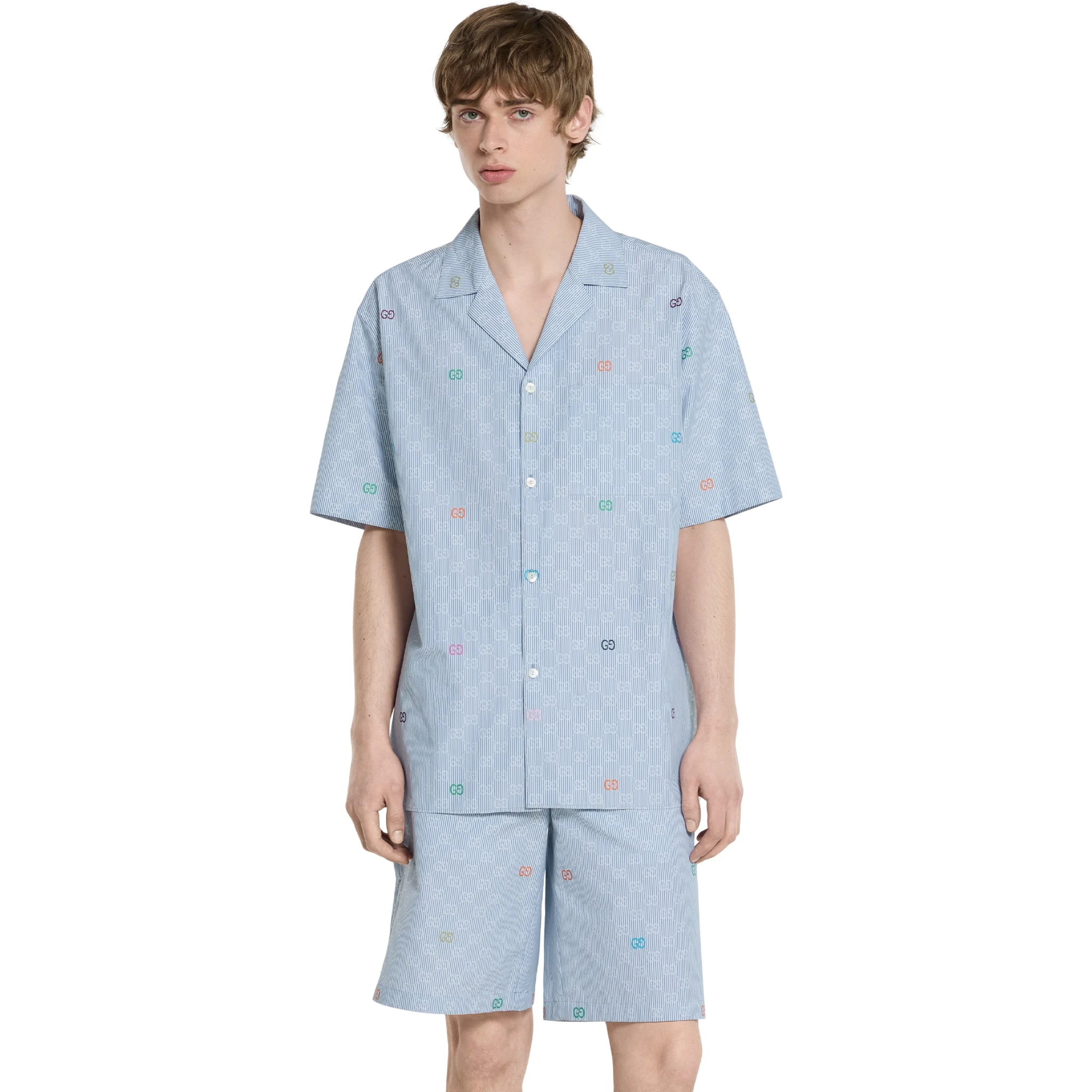 Gucci Shirts Clear Blue