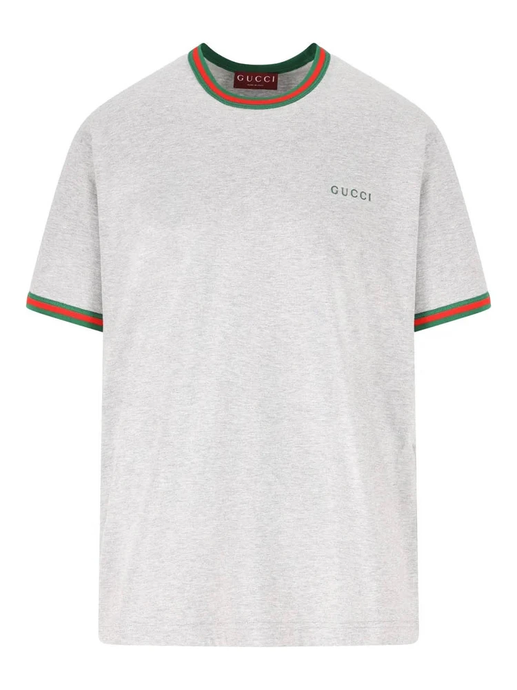Gucci T-shirts and Polos Grey