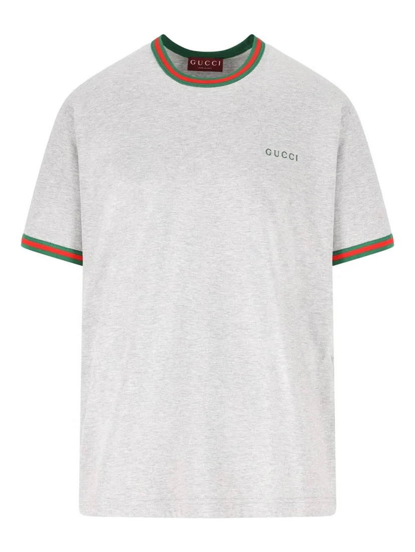 Gucci T-shirts and Polos Grey