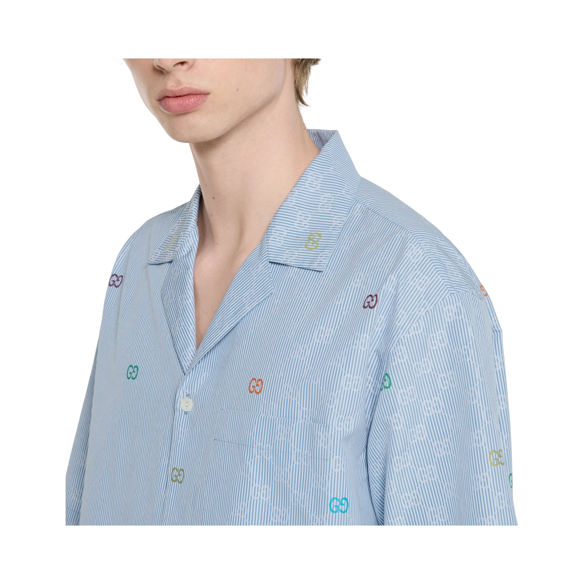 Gucci Shirts Clear Blue