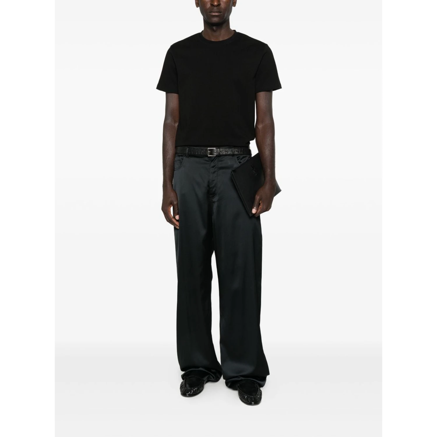 Saint Laurent  T-shirts and Polos Black